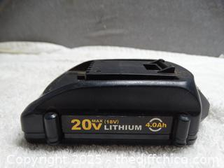 Lithium 20v Battery