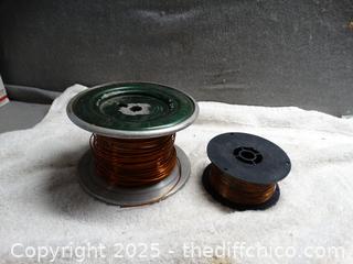 2 Spools Of Wire 