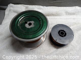 2 Spools Of Wire 