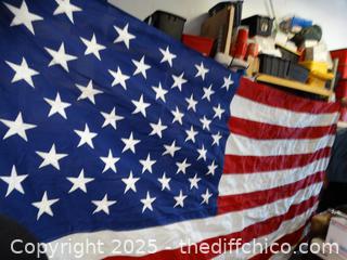 Large UNITED STATES FLAG 110" X 52" 