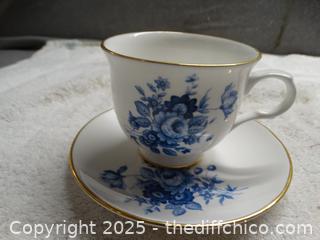 Sadler Wellington Fine Bone China Made IN England Cup& Saucer 