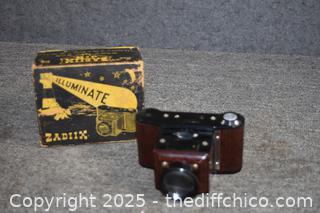 Vintage Zadiix Camera plus Original Box