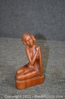 Vintage Bali Wood Hand Carving