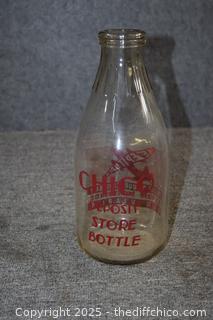 Vintage Large Chico Milk Bottle