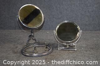 2 Vintage Mirrors
