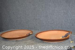 2 Hand Made Duck Plates- Flight of the Phoenix 