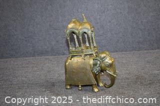 Brass Ceremonial Elephant  