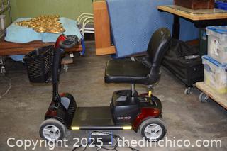 Working Pride GoGo Scooter plus Battery-comes apart for easy travel