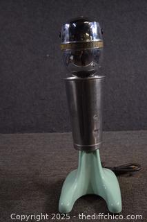 Working Jadeite Hamilton Beach Milk Shaker plus cup