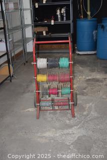 Wire Reel Caddy plus wire