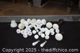 Vintage Porcelain Door Handles and More