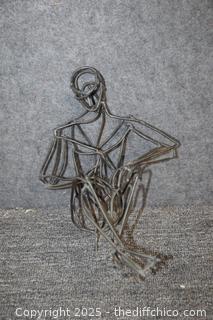 Wire Man-vase not included