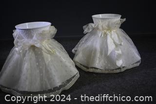 Pair of Vintage Lamp Shades