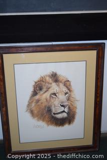 Framed Samarian Hunter-Original for Franklin Mint-28in x 33in