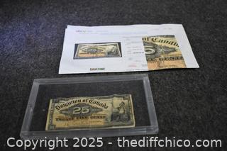 Dominion of Canada Twenty Five Cents