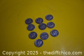 Vintage Dimes-see below