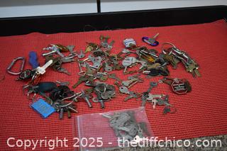 Mixed Lot of Keys