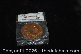 Old San Francisco Mint Coin
