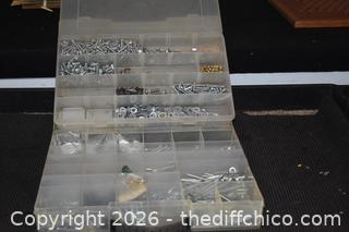 Assorted Fasteners plus Organizer 