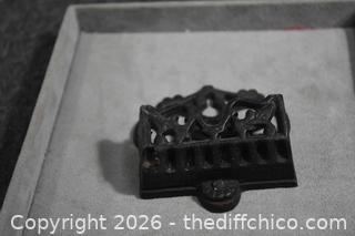 Cast Iron Match Holder