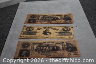 Reproduction Bills