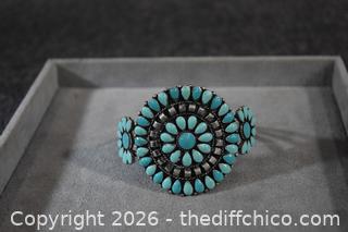 Vintage Hand Made Turquoise Bracelet