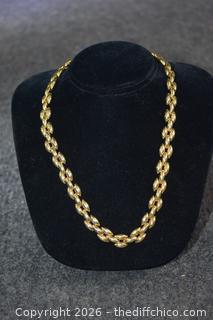Vintage Napier Necklace-Gold Tone