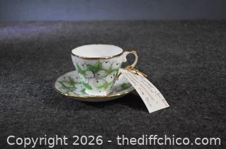 Vintage Jon Roth Collectible Cup and Saucer