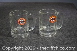 Two A & W Root Beer Mugs