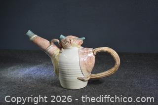 Unique Signed Hand Made Tea Pot