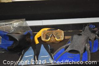Scuba Mask, Fins and More