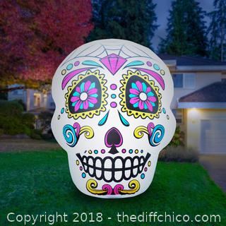 Holidayana 4 Ft Airblown Inflatable - Inflatable Halloween Decoration Super Bright Internal Lights, Built-in Fan