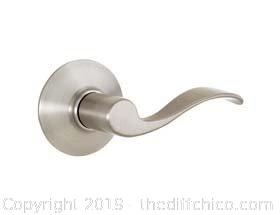 Schlage F359ACC619RH Accent Interior Right-Handed Lever with Deadbolt, Satin Nickel - Qty 3 (J18)